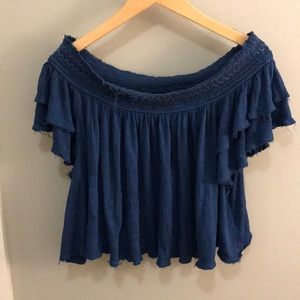 FREE PEOPLE off the shoulder top